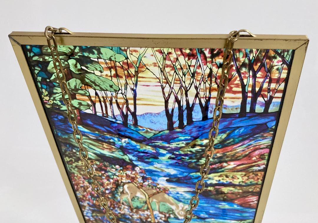 ルイス・C・ティファニー 鹿 ステンドグラス グラスマスターズ Tiffany