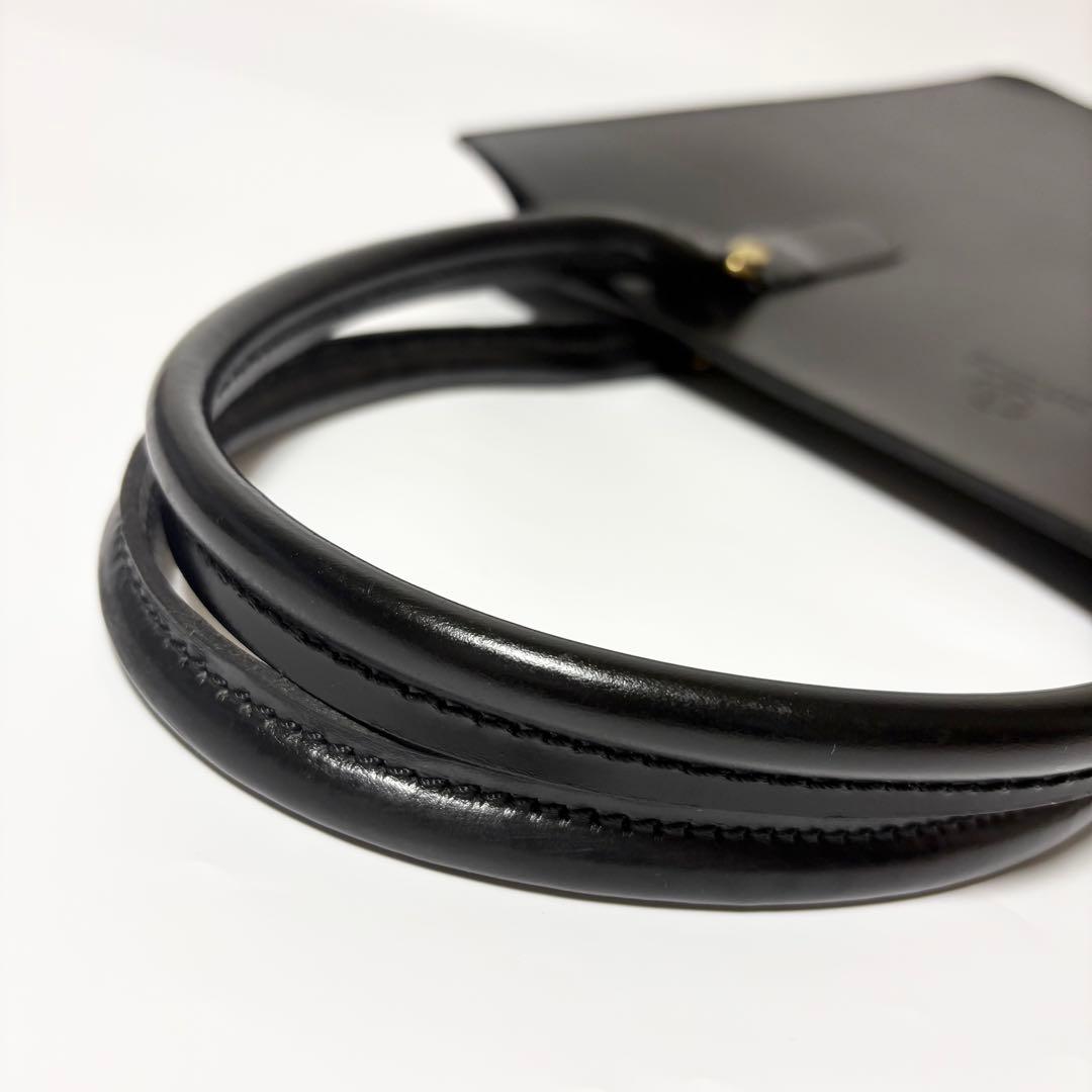 グレンロイヤル　2ハンドル　トートバッグ　ビジネスバッグ　ブライドルレザー　黒