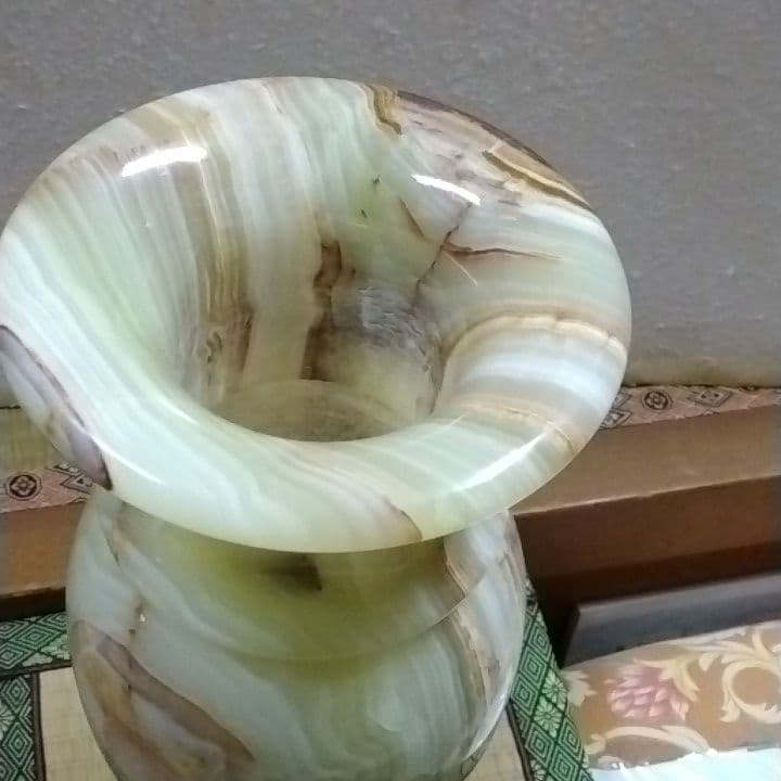 天然石　花瓶　置物　送料無料