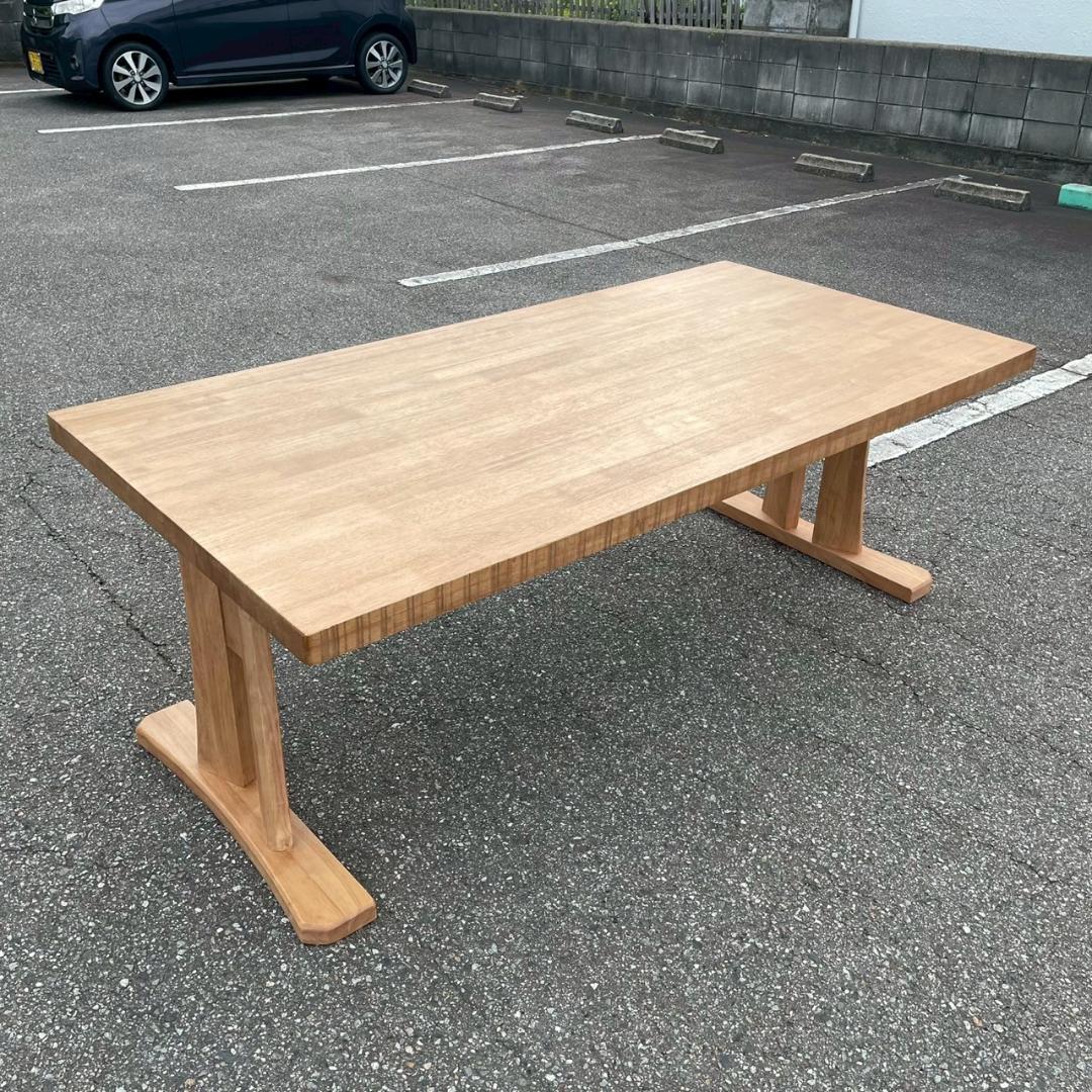 直接引取限定 天然木ダイニングセット W1800×D900×H670 Y2096