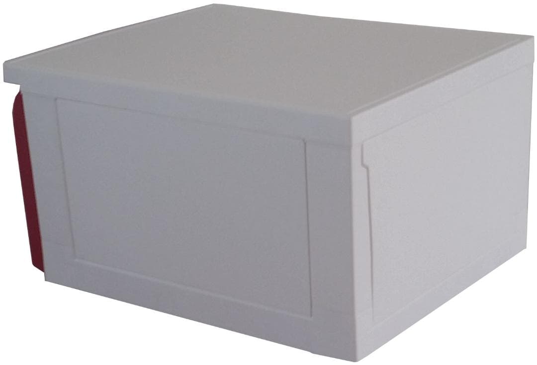 PES CST　収納チェスト　3段　日本製　ホワイト　ワイド