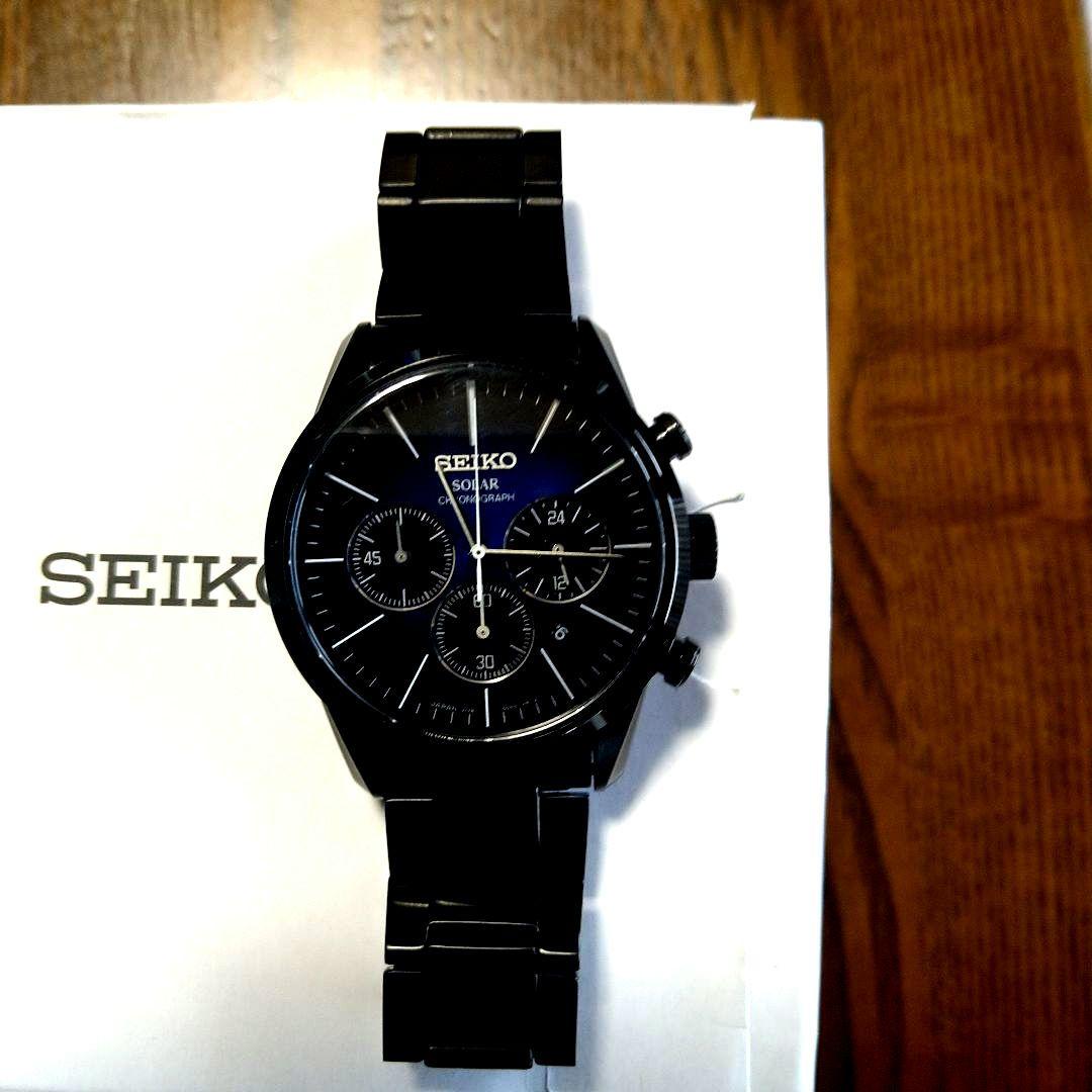 SEIKOセイコーソーラー腕時計　男性用