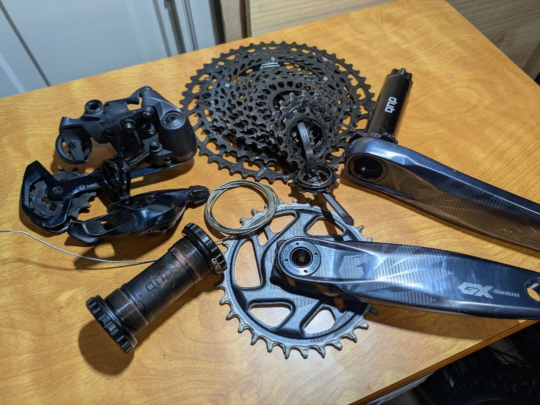 えんぼ様　SRAM GX クランクセット 12速 ブラック