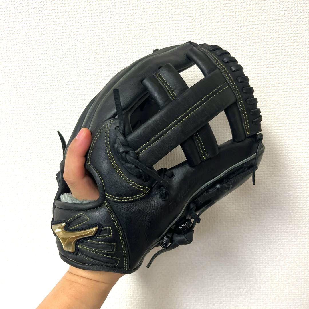 803 ミズノ グローバルエリート 型抜群 即戦力 軟式 少年 内野手用グローブ