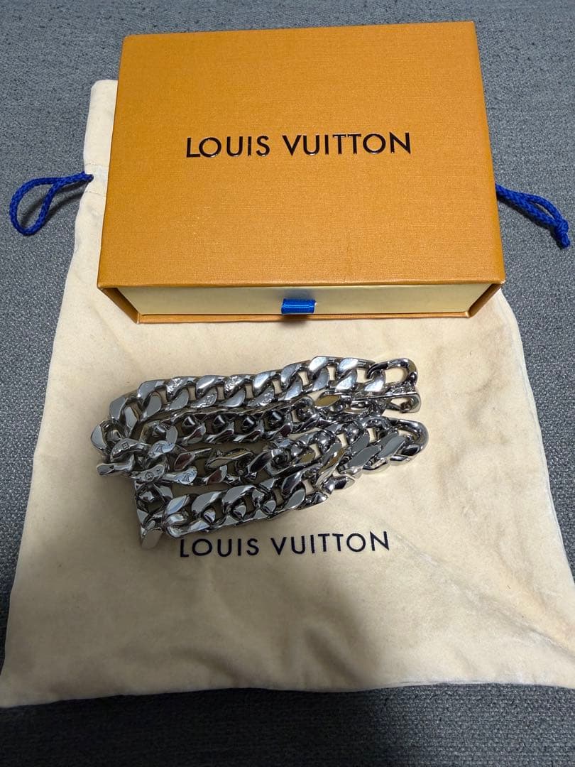 【美品】Louis Vuitton チェーンネックレス コリエ