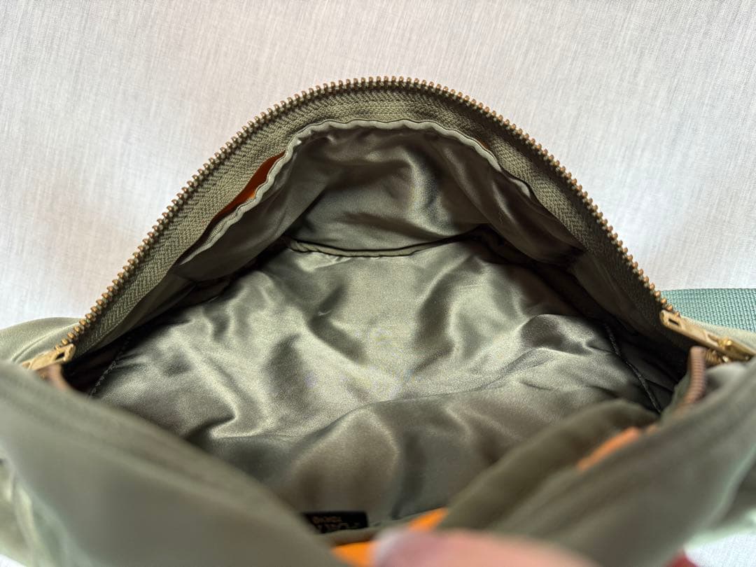 【廃盤品・美品】ポーター タンカーウエストバッグ セージグリーン ボディバッグ