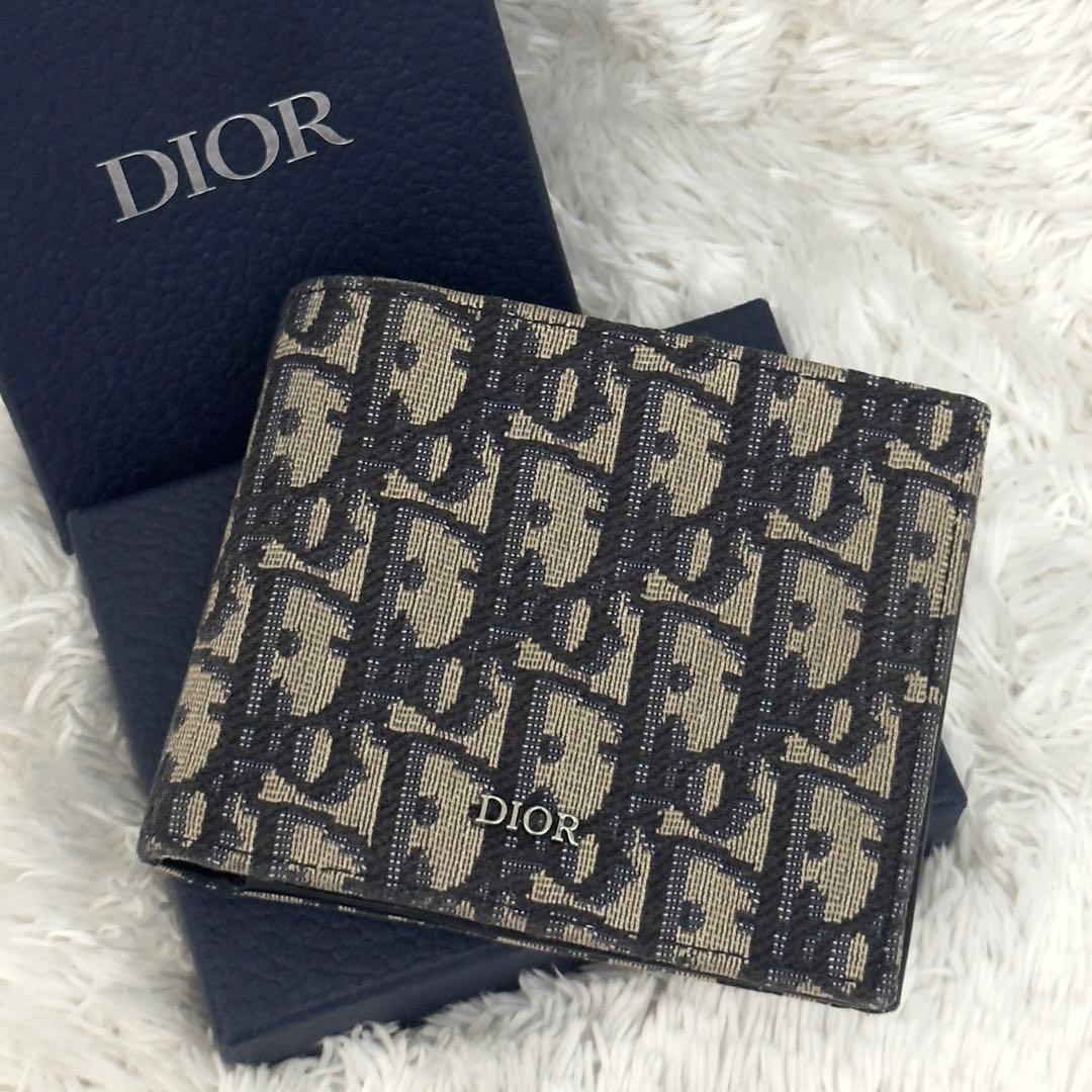 DIOR ディオール オブリーク トロッター 財布 ウォレット 二つ折り