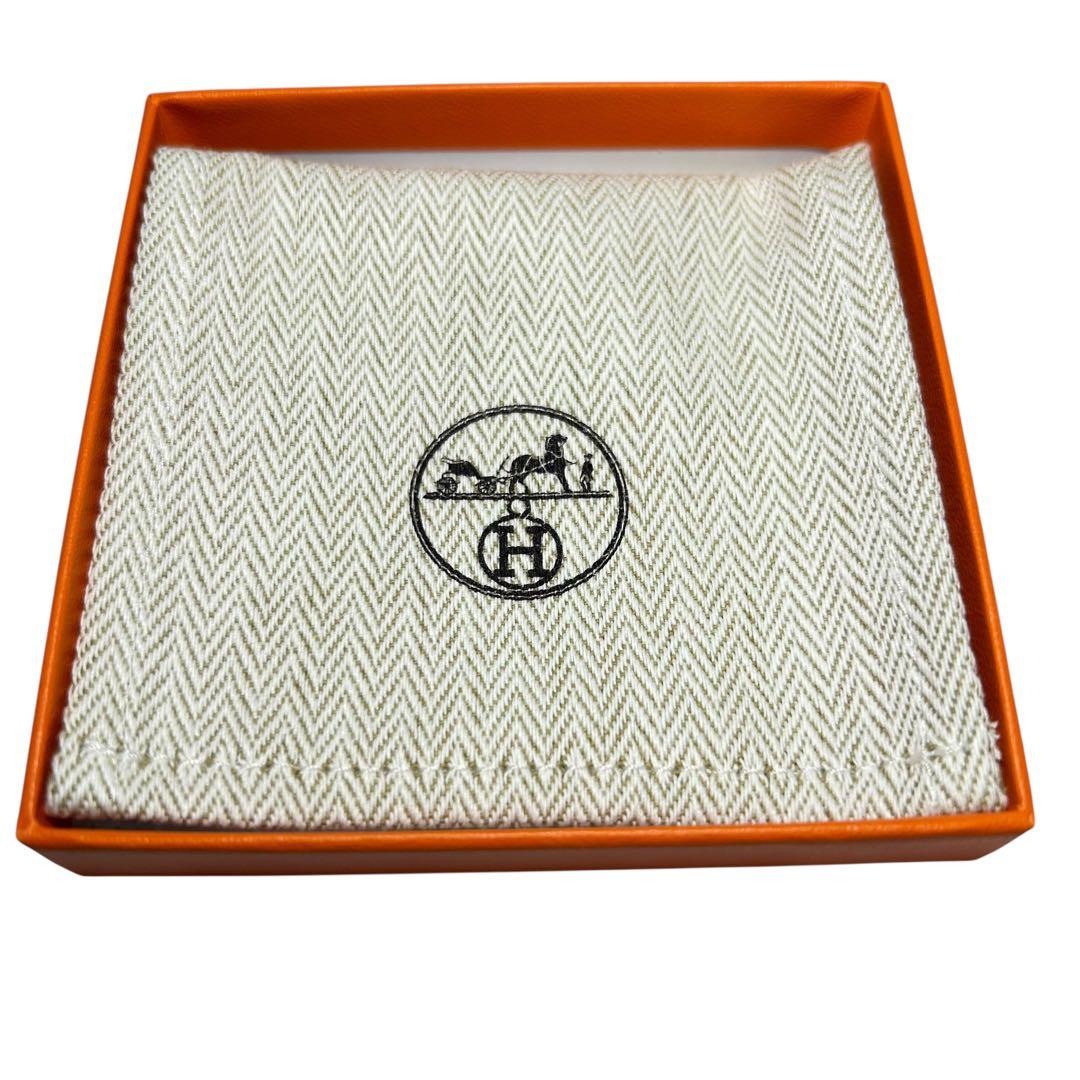 美品　HERMES エルメス　リヴァルミニ　レザーブレスレット　エトゥープ