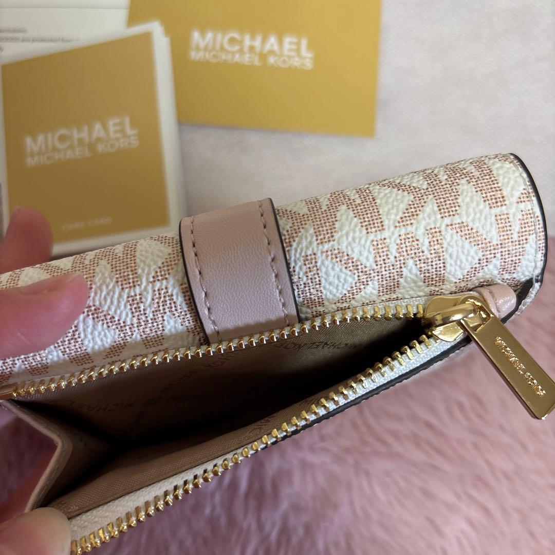 MICHAELKORS GREENWICH オプティックホワイト/ローズゴールド