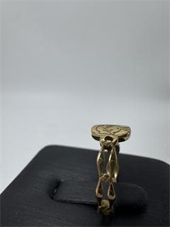 《日本製18金》K18ゴールド ハート型チャームリング1.66g 11号即日発送