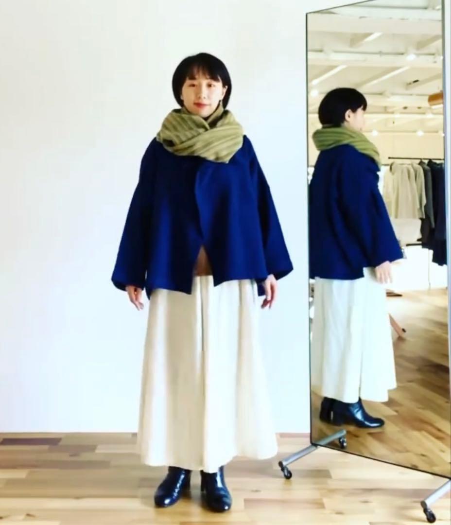 うさとの服  usaato ヘンプ100 輪っかストール 巻きスカート新品同様