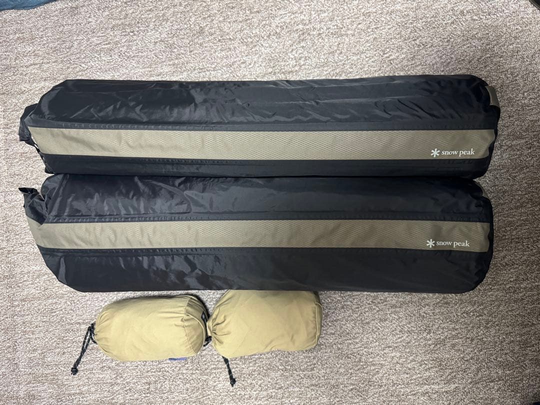 スノーピーク　キャンピングマット2.5w　キャンピングマットシーツ　2セット