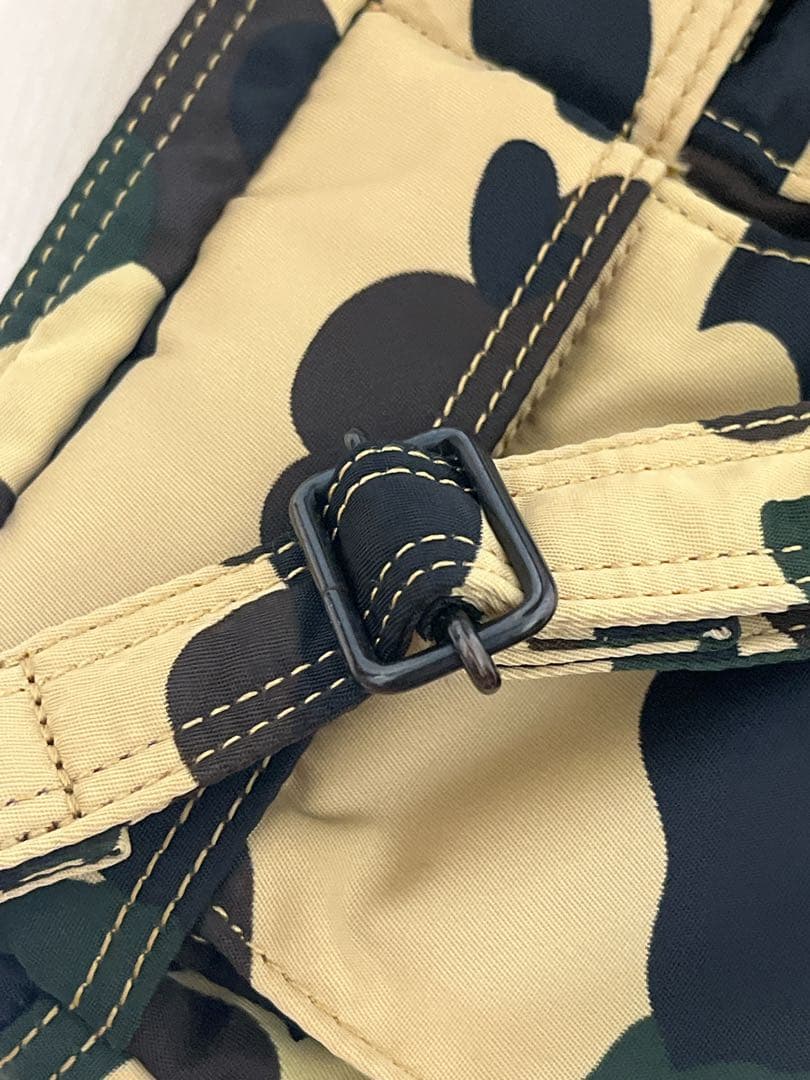 【極美品】アベイシングエイプ×ポーター ウエストバッグ カモフラ タンカー