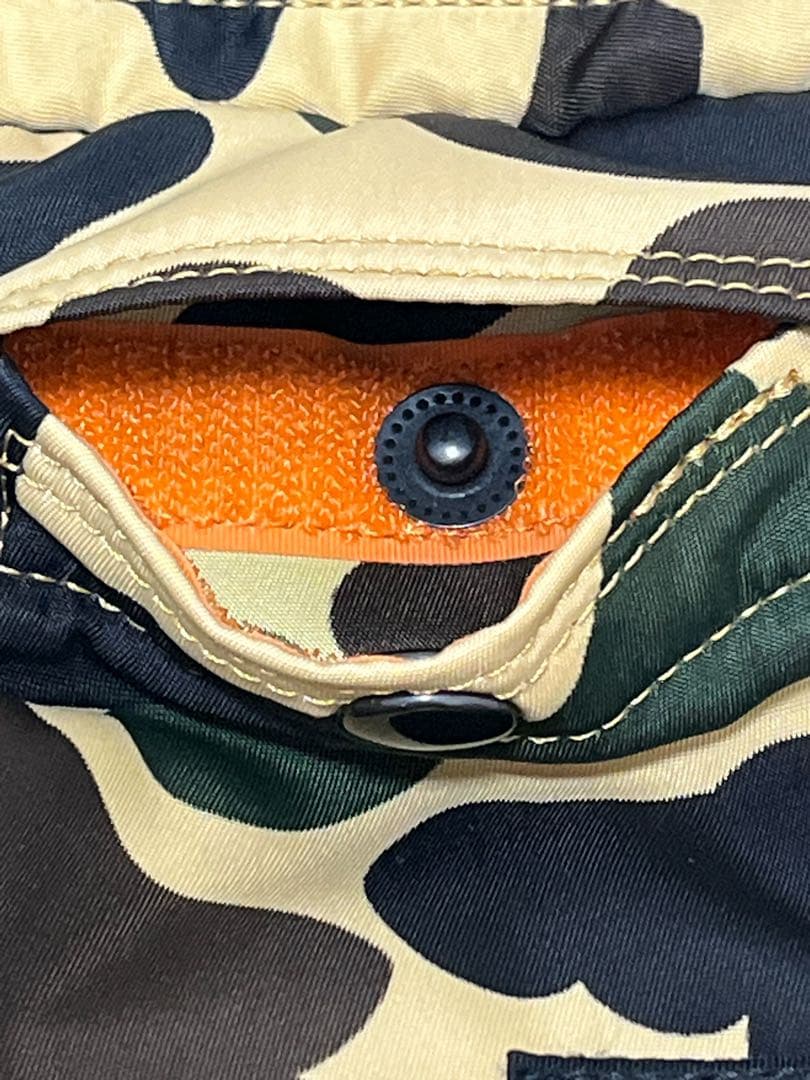 【極美品】アベイシングエイプ×ポーター ウエストバッグ カモフラ タンカー