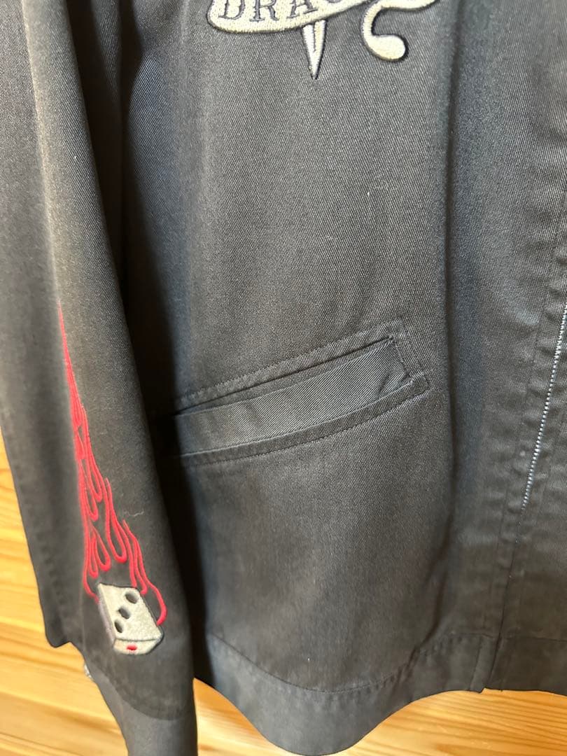 Cream soda 刺繍ジャケット スカジャン 東洋 gold 666