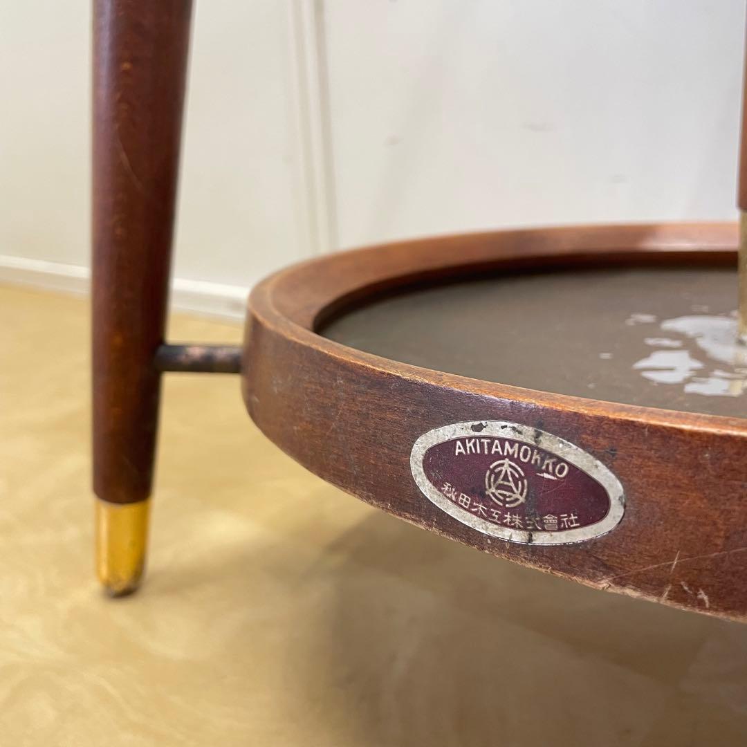 秋田木工 ポールハンガー② 木製コートハンガー 傘立て 洋服掛け ビンテージ