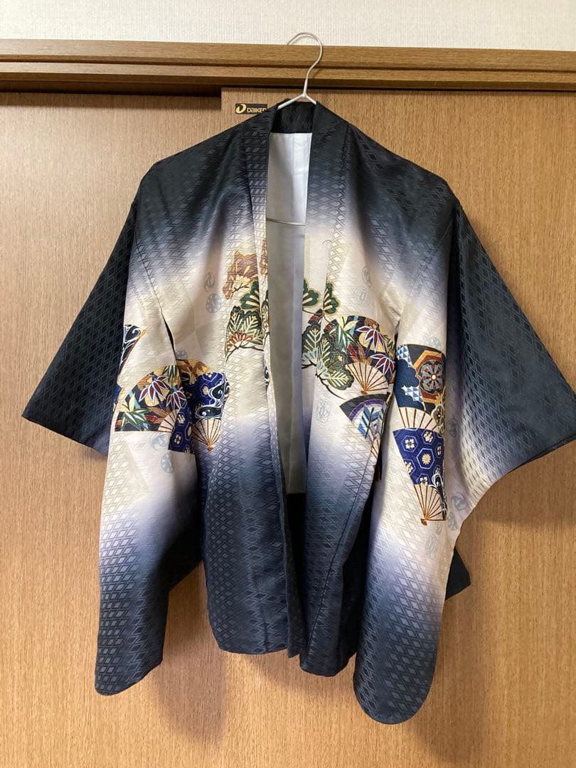 男の子用着物セット 黒とグレー