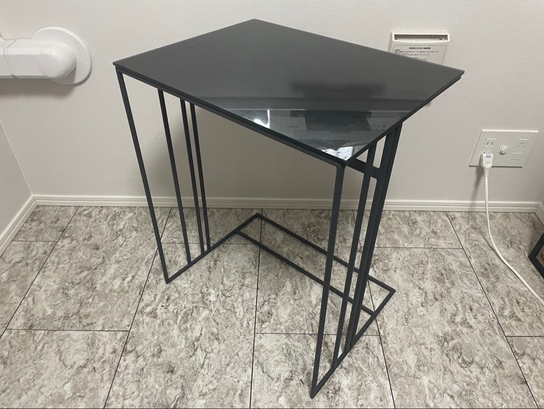 【BoConcept】ボーコンセプト ALBA サイドテーブル/ガラステーブル