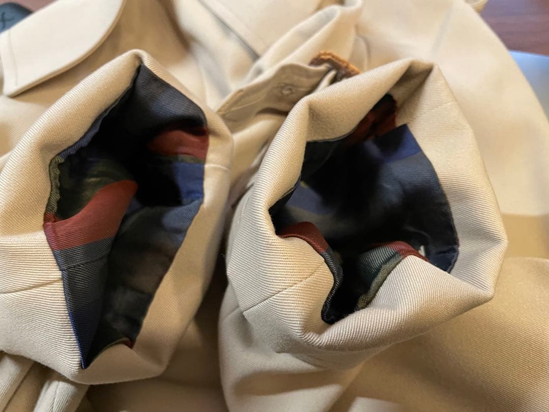 【レア！】Aquascutum アクアスキュータム　ベージュ トレンチコート