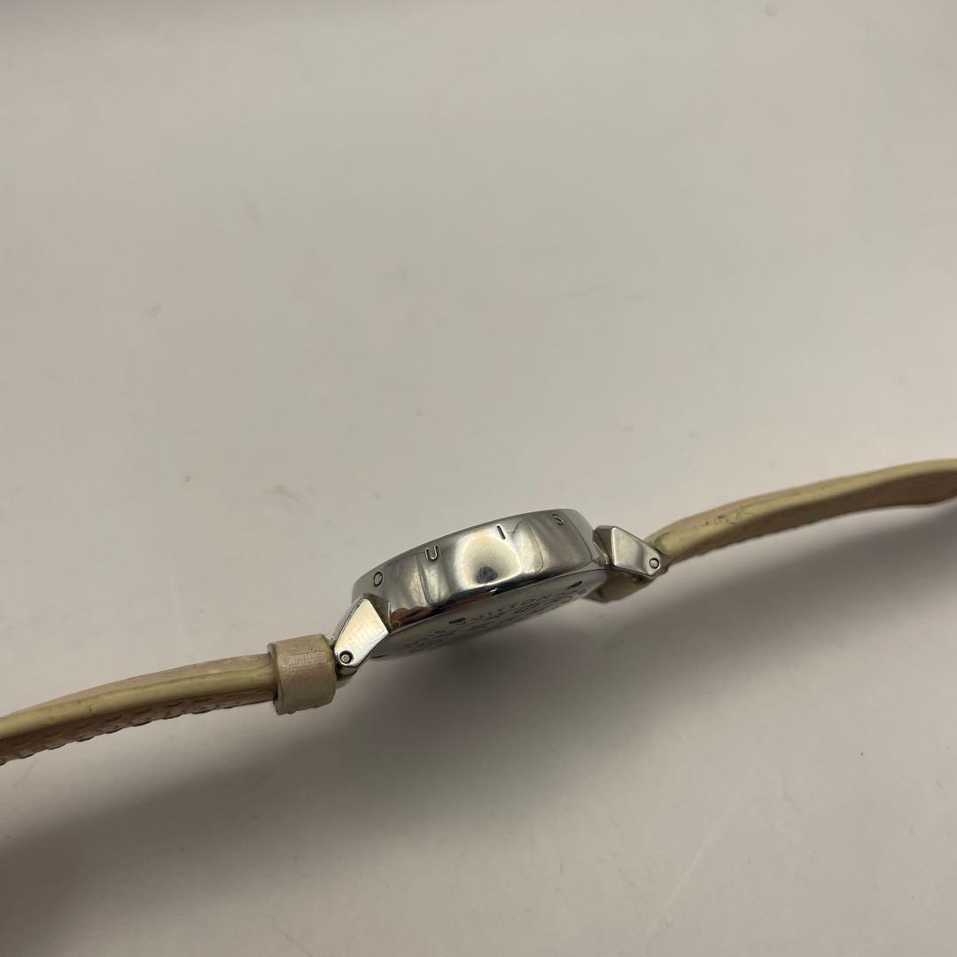 ルイヴィトン　タンブール Q121C シェル文字盤　モノグラム フラワー文字盤