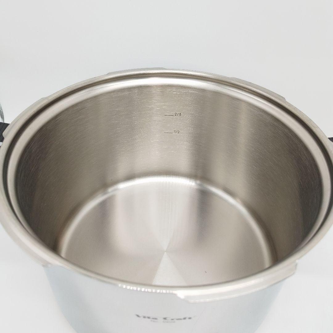 【美品】ビタクラフト　スーパー圧力鍋　両手鍋　No.0606　IH対応
