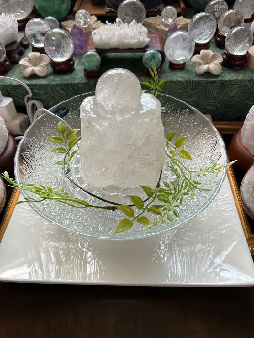 ✨破格✨絶品‼️水晶☆噴水☆天然石⭐︎ファウンテン☆秘蔵品⭐︎1177g