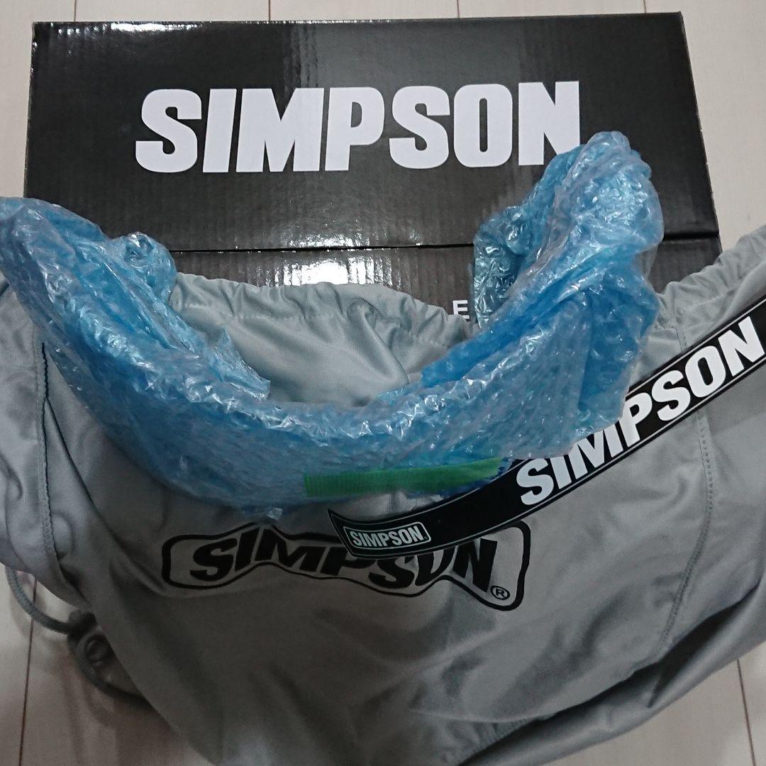 SIMPSON、 M30、ブラック フルフェイスヘルメットM58cm