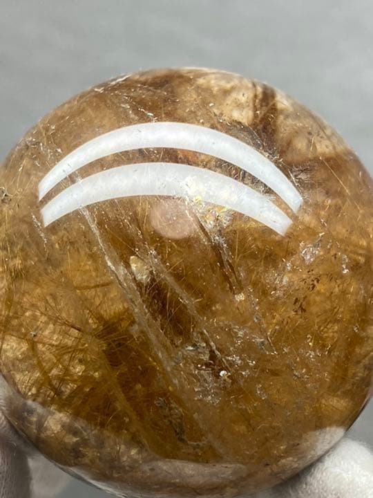 50.6㍉水晶鉱豊富& 太陽発射ルチルクォーツ　タイチンルチルクォーツ共生　開運