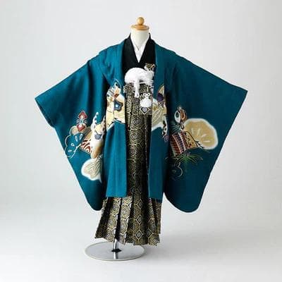 5歳 男の子 着物 5-013　袴　羽織　七五三