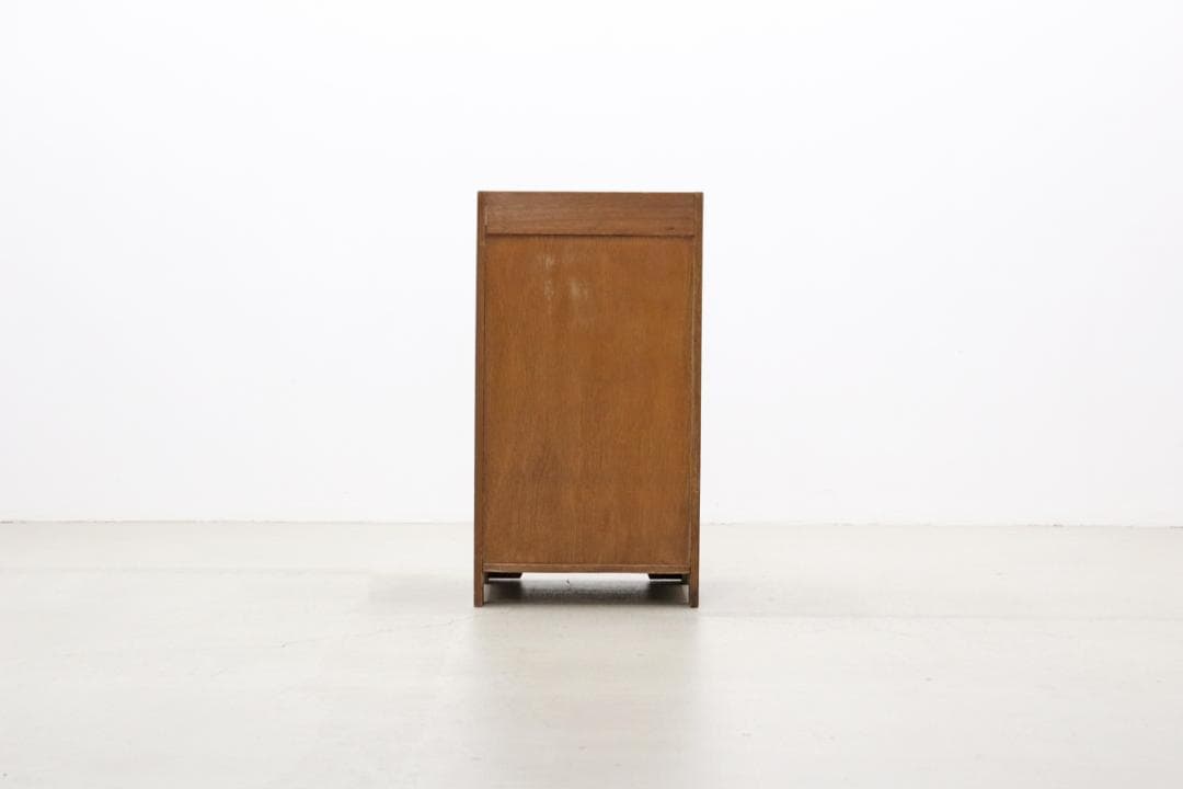 レトロ ラワン無垢材 トレー付き キャビネット 脇机 引き出し 花台 電話台