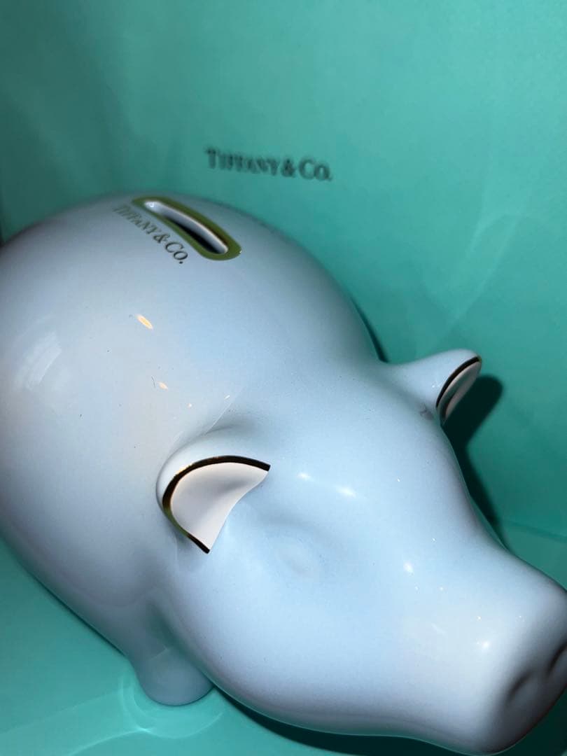 【新品】TIFFANY&Co. 「ティファニー」 ピギーバンク 貯金箱