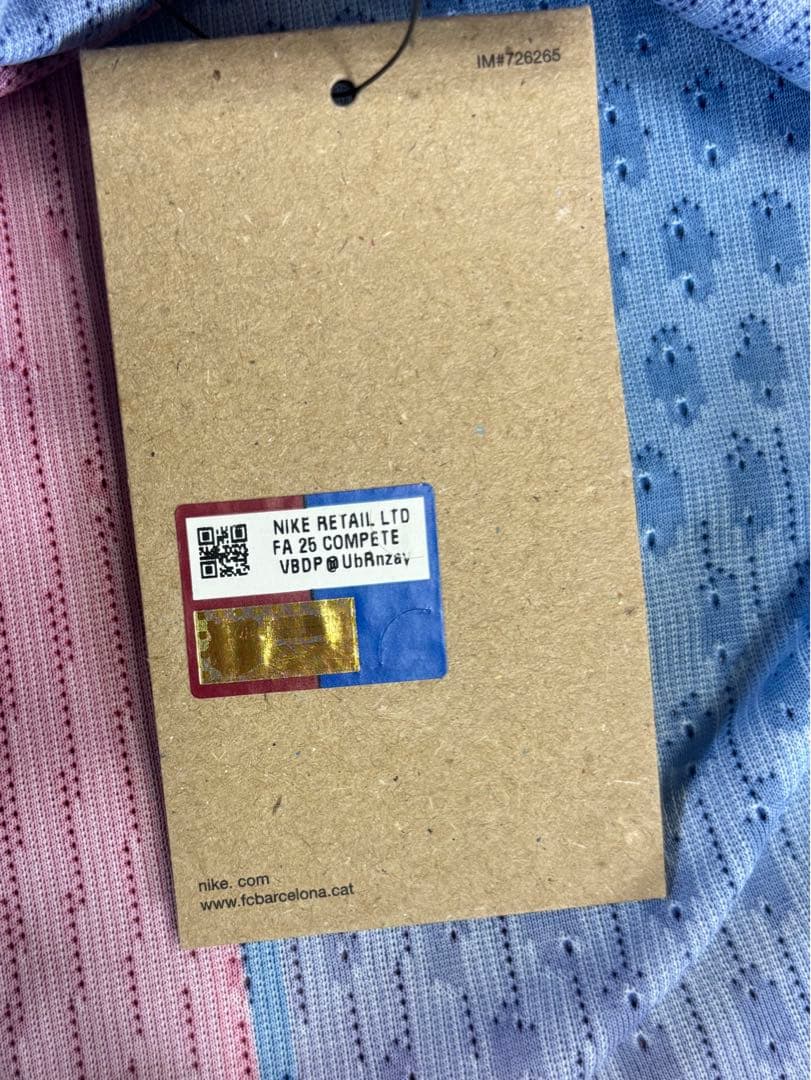 【希少・バルセロナ現地購入】ラミンヤマル オーセンティックユニフォーム 正規品