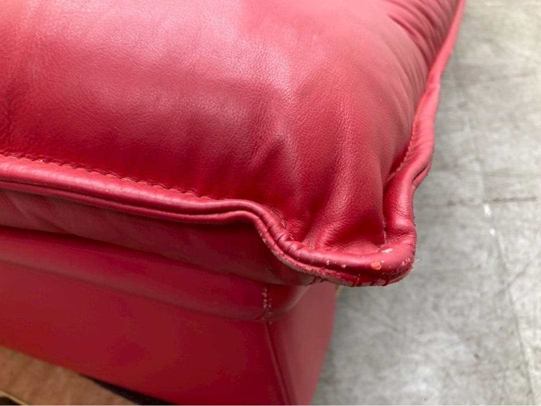 【年末感謝祭】ニコレッティ　アンバサダー　3人掛けソファ　イタリア　本革　レザー