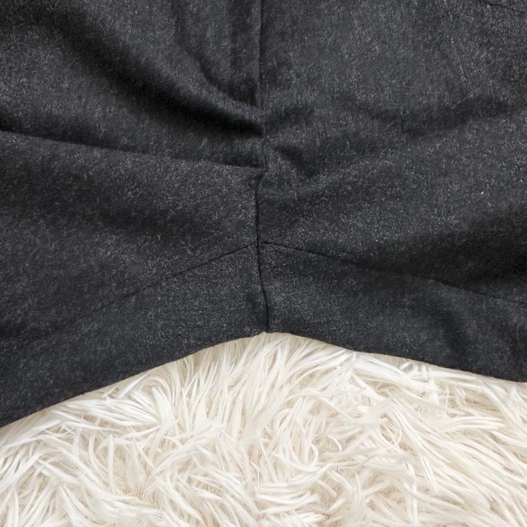 美品✨アルマーニコレツォーニ　カシミヤ混　大きいサイズ パンツスーツ　黒系