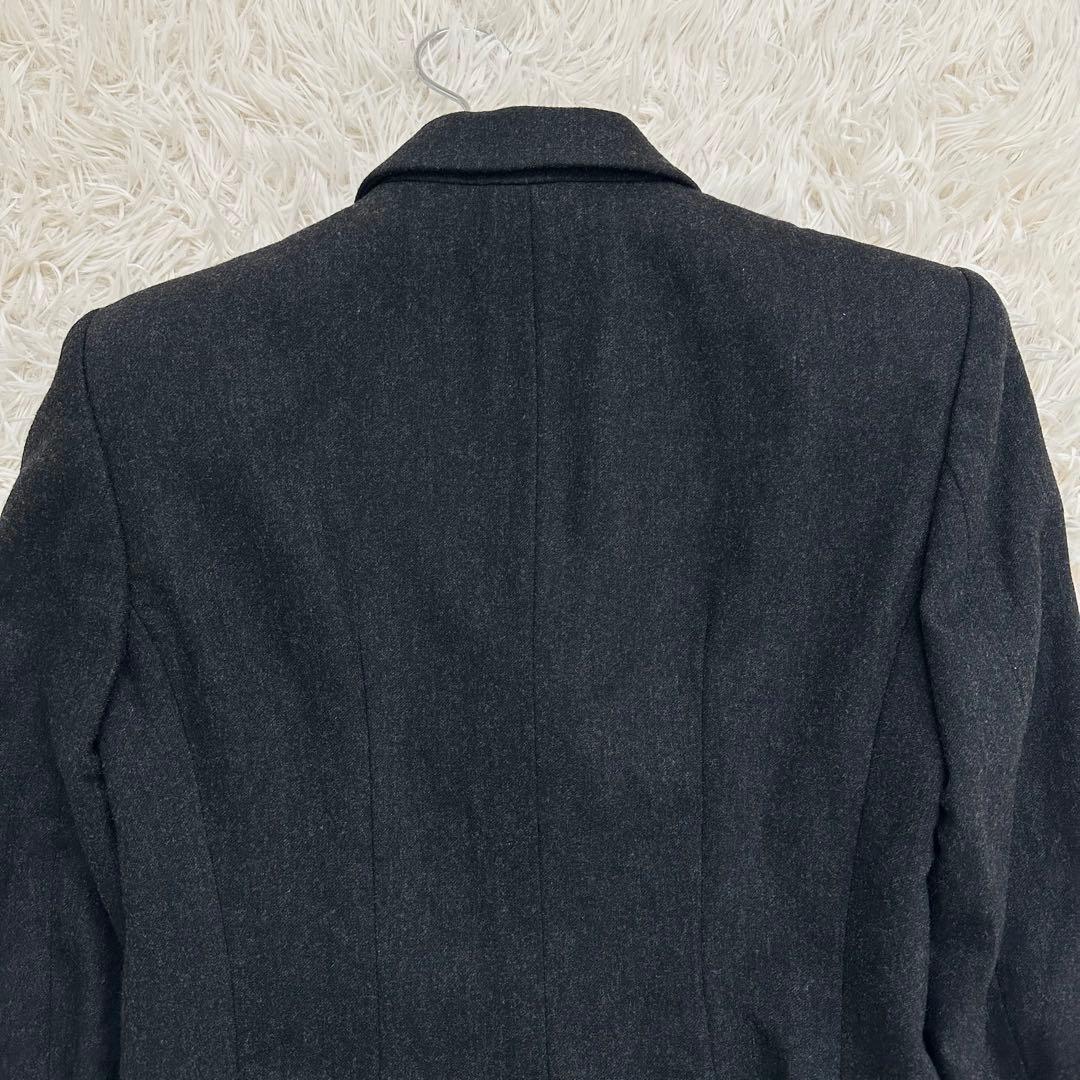 美品✨アルマーニコレツォーニ　カシミヤ混　大きいサイズ パンツスーツ　黒系