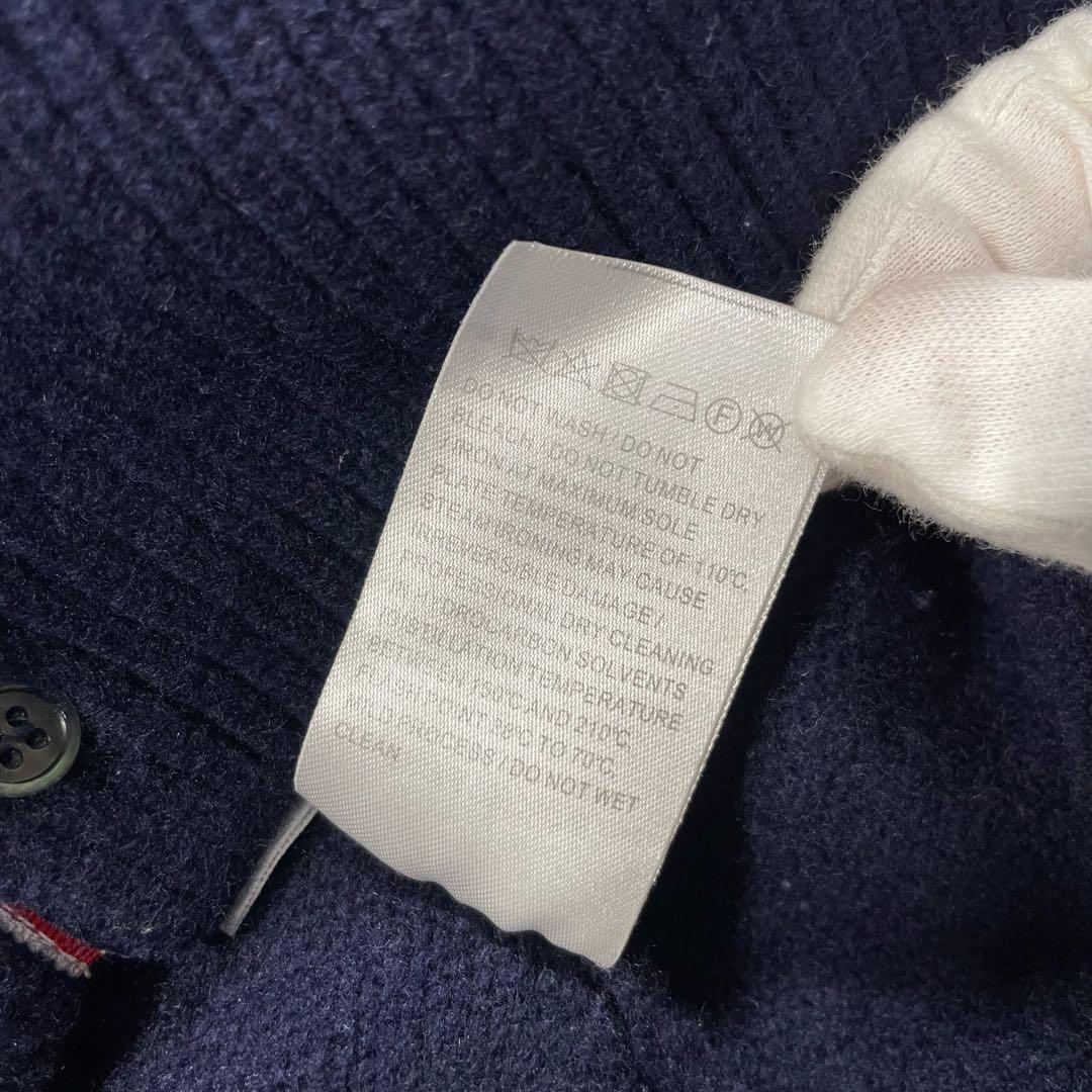 トムブラウン　4bar クルーネックニット　ロブスター　ネイビー　1