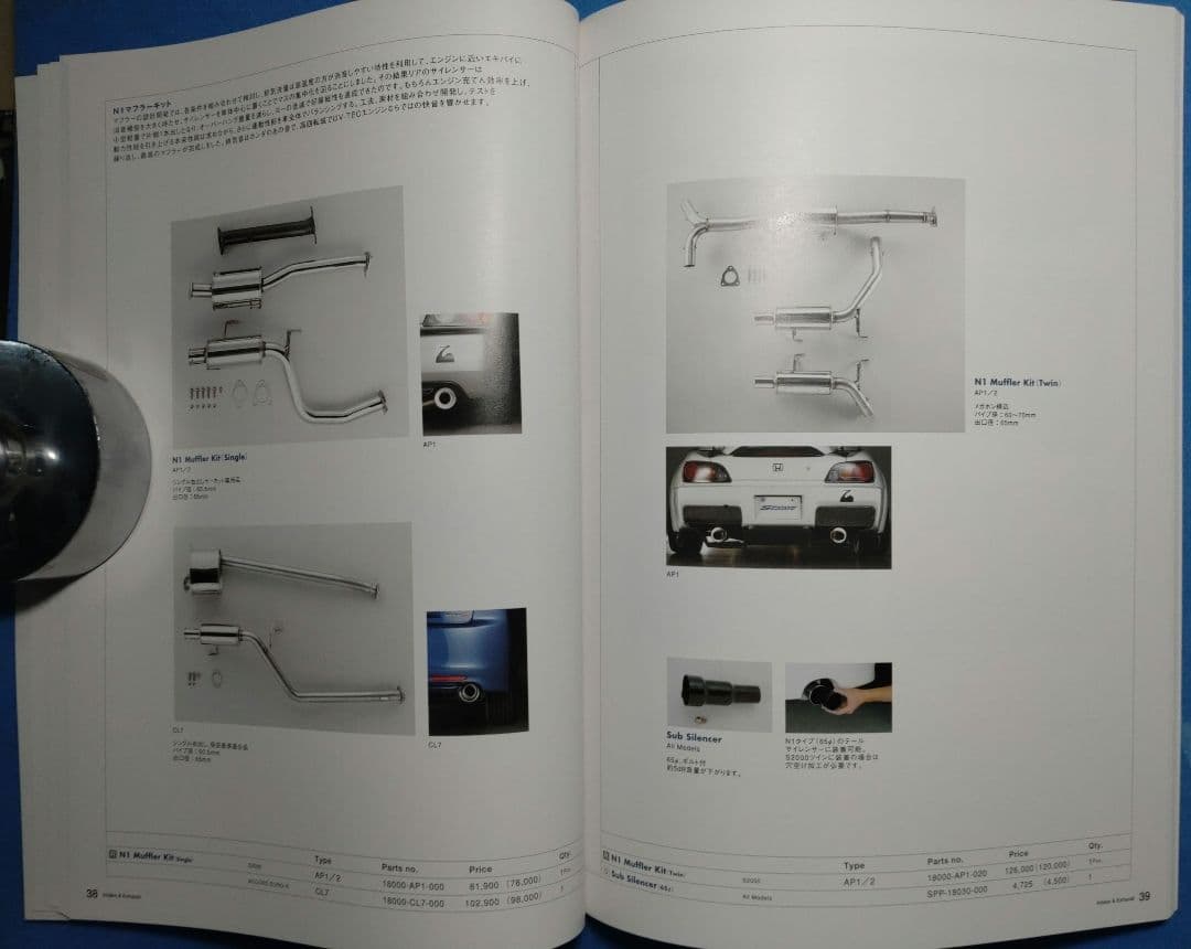 ■ 2008 SPOON SPORTS（スプーンスポーツ）製品カタログ サイン入