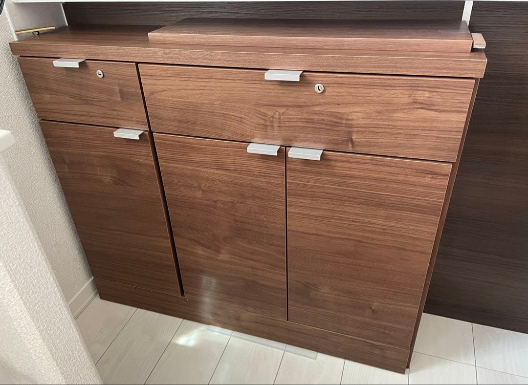 収納棚　隙間収納　キッチンカウンター