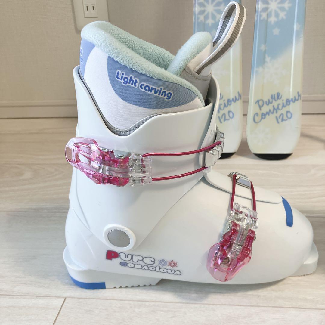 Pure Conscious ジュニアスキー5点セット　女の子　120cm