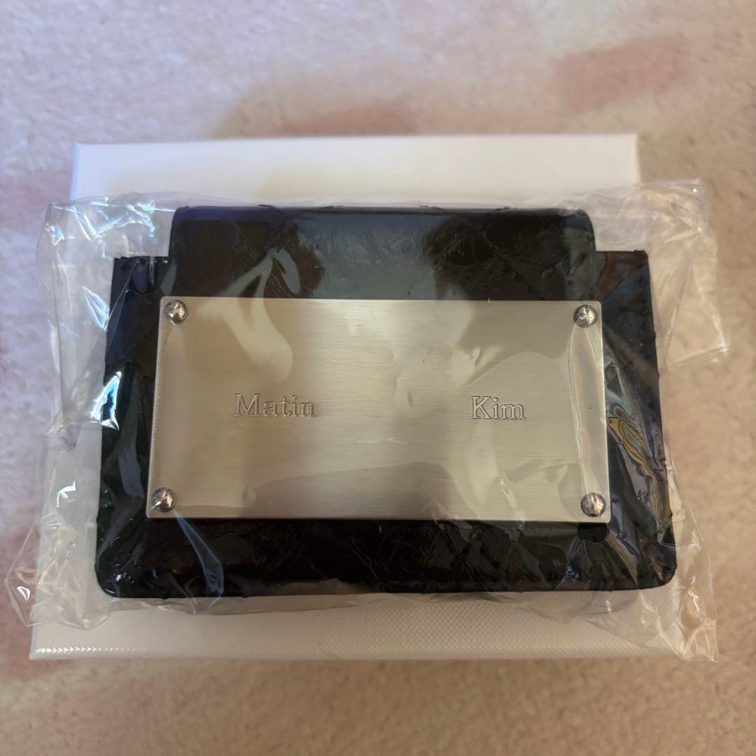 マーティンキム Matin Kim エナメル ミニ財布 新品未使用
