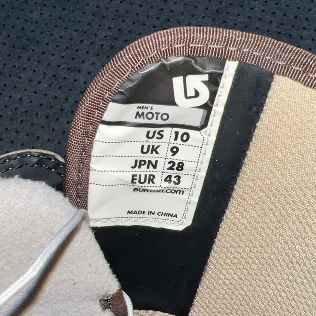 数回使用 28cm BURTON MOTO スノーボード　レースブーツ