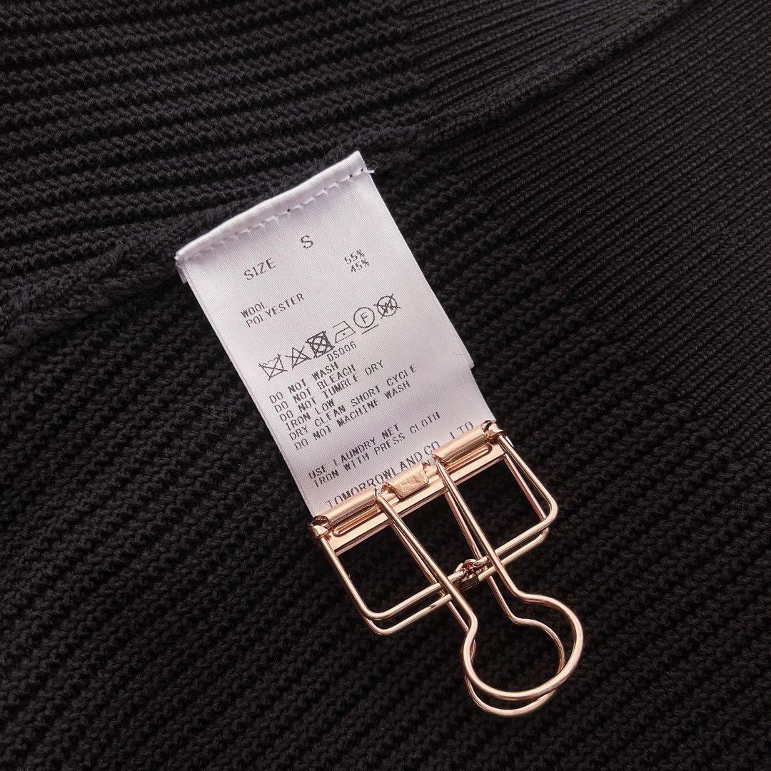 リンクスリブライト ビルドネックプルオーバー ハイネックニット トゥモローランド