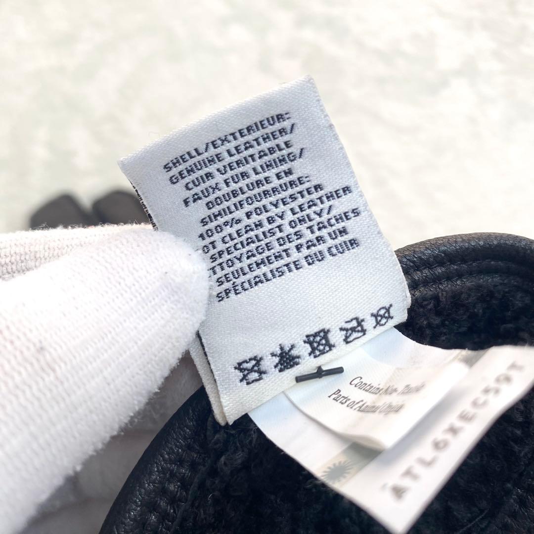 新品未使用　UGG 3 Point Leather Glove ブラック　L