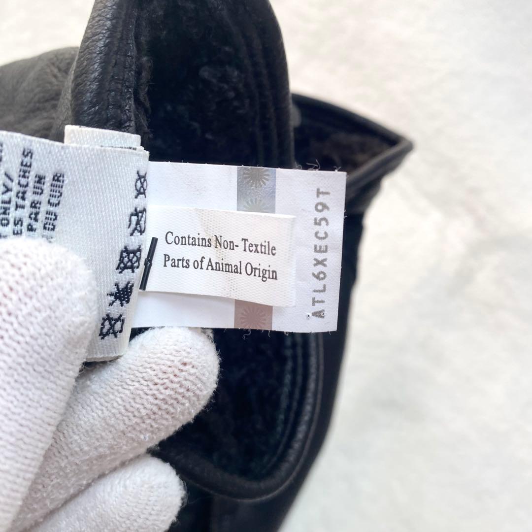 新品未使用　UGG 3 Point Leather Glove ブラック　L