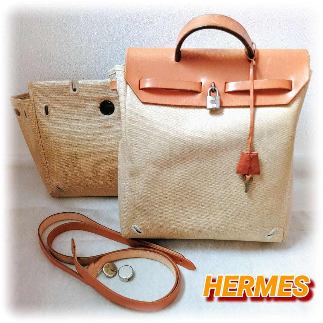 HERMES エールバッグ　エールライン　アドPM D刻印　フランス製