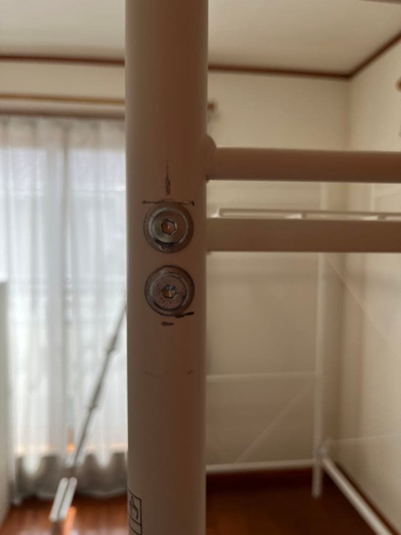 なつみです　【引き取り限定です】ニトリ ロフトベッド_HB02 WH