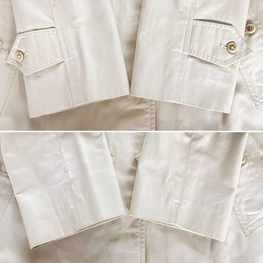 希少✨【バーバリーズ】ステンカラーコート ノバチェック ライトベージュカーキ L