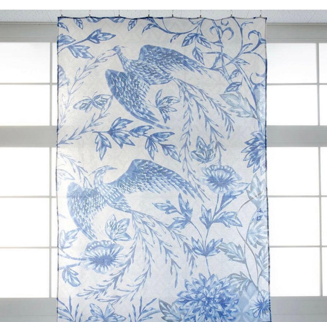 リネンマルチクロス　Bluepottery