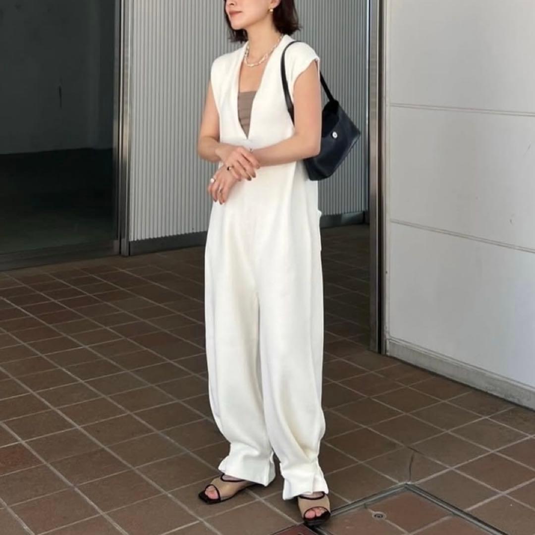 モナETRE TOKYO/ベルテッドヘムニットオールインワン