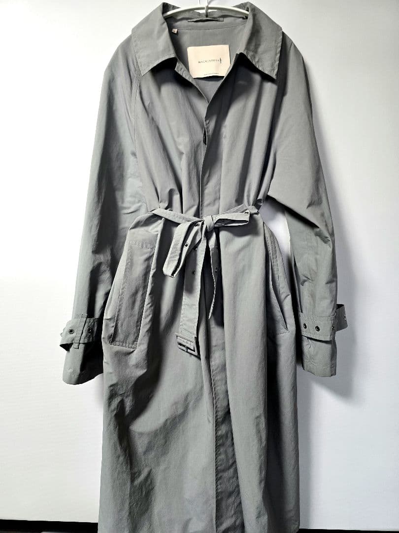 フジさん専用 MACKINTOSH トレンチコート グレー オーバーサイズ